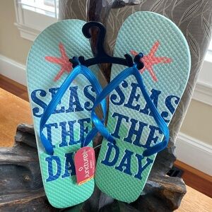 Seas The Day Women's Flip Flops NWT Multiple Sizes
